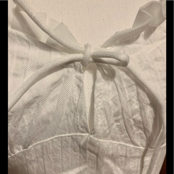 SOLD OUT SUMMER WHITE COTTON Crinkle dress - Picture 3 of 9